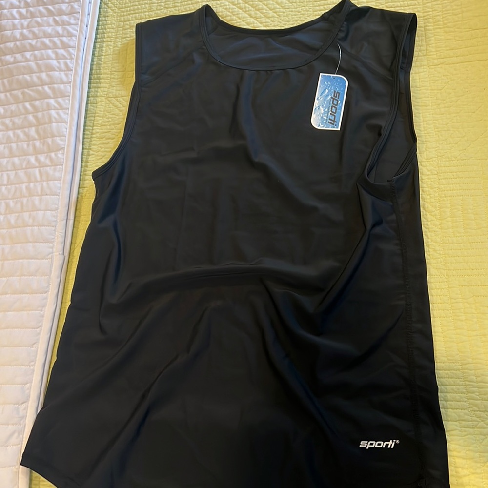 Ladies XXL sporty women’s solid sleeveless tank